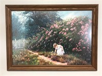 June Dudley Heavenly Blessings Framed Art Litho