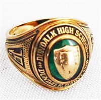 10K Gold Dundalk HS Ladies Ring