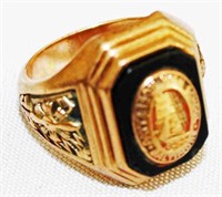 10K Gold Paterson HS 1964 Men's Ring