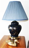 Pr. Table Lamps, Brass Duck