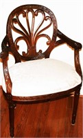 Ornate Carved Arm Chair