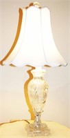 Pr. Glass Table Lamps