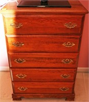 Pine 5-Drawer Chest of Drawers