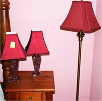 3-Pc. Table & Floor Lamp Set