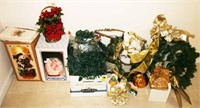 White Christmas Lights, Fiberoptic Angel, Wreaths,