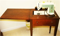 Singer Electric Sewing Machine w/ Cabinet