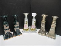 Asian Candle Stick Holders 9" High - qty 6