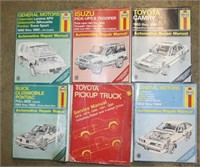 6- Haynes manuals