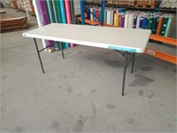 4 Plastic Topped Foldaway Tables