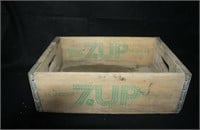Vintage 7UP wood crate