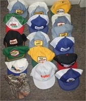 Lot of 20+ advertising seed hats