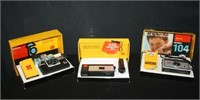 Vintage Kodak X15 and Instamatic cameras in boxes