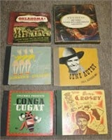 (6) Vintage collector record album sets