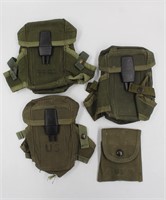 Lot of (4) Vietnam Military Ammo Pouches