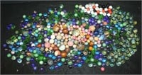 Large lot of assorted marbles