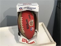 NFL RUBBER FOOTBALL 49ERS  IN BOX