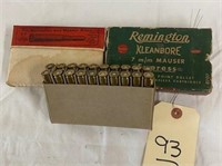 L93- Remington 7 mm Mauser  40 rounds