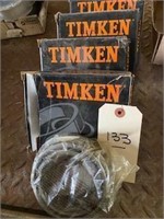 L133- Lot of 5  Timken Tapered Bearings - New