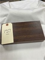 L157- Gerber Knife Set  with Wood Case