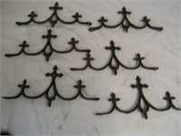 L188- Qty 6 Cast Iron Fence Toppers