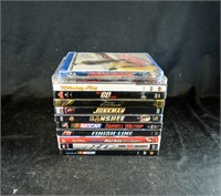 (12) MOVIES DVDS & BLU RAYS MIX