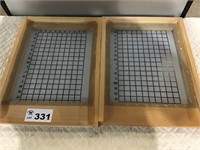 10 FRAME  SCREENED BOTTOMS WITH GRID