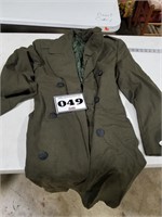 Marine Wool Coat 34 R