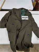 Marine Wool Coat 36 R
