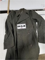 Marine Wool Coat 36 R