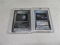 Lot (2) STAR TREK 1995 Cards in Cases