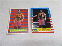 Bret "Hit Man" Hart WWF 1987 Card & Sticker Card