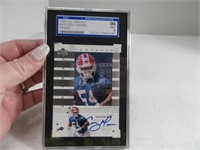 Graded 9 (96) Signed Corey Moore Bills Rookie Card
