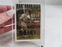 Babe Ruth 100th Birthday Topps Card