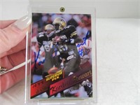 Autographed #'d KORDELL STEWART 95 Rookie Card