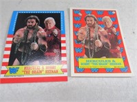 Bobby "The Brain" Heenan WWF 80's Card & Sticker