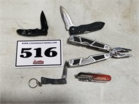 multi-tools and pocket knives