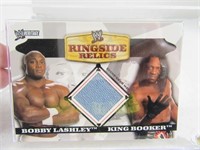 WWE Ringside Relics Booker~Lashley Used Mat Card