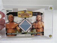 WWE Ringside Relics Kennedy~Scott Game Mat Card