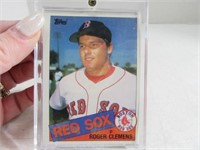 Roger Clemens Rookie 85' Topps Card