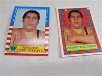 Andre The Giant WWF 80's Topps Card & Sticker Card