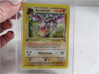 Pokemon AERODACTYL "PreRelease" Holo 1/62 Card EXC
