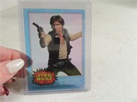 StarWars Clear Holographic Topps HAN SOLO Card