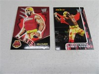 Lot (2) Hulk Hogan 2002 WWF Fleer Cards