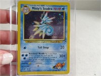 Pokemon MISTY'S SEADRA PreRelease Holo 2000 Card