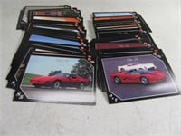 Lot (1.25"stack) Corvette Collector's Cards