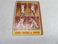 1962 Whitey "Ford Tosses A Curve" Baseball Card