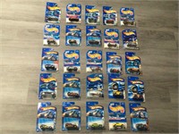 GROUP - 25 HOTWHEELS CARS IN UNOPENED PACKAGES