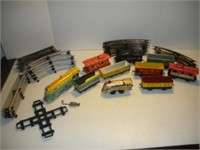 Vintage Tin Wind-up Toy Trains