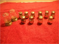 12 Sterling Silver Salt and Pepper Shakers