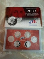 2009 silver proof quarter set